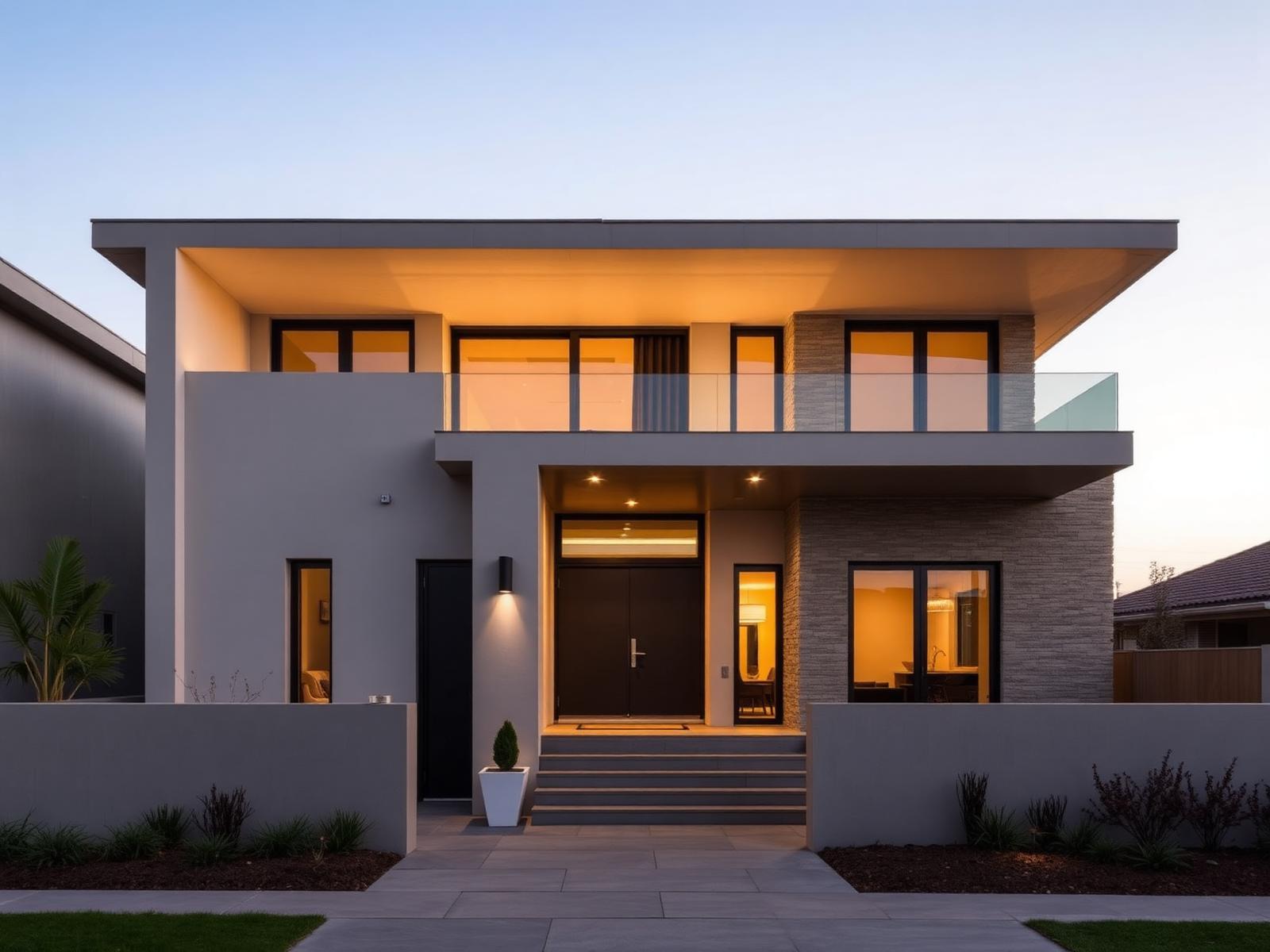 Contemporary villa elevation and architecture design by ModarchX in Patna